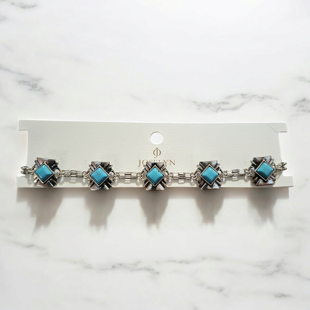 BOHO TURQ CHOKER NECKLACE